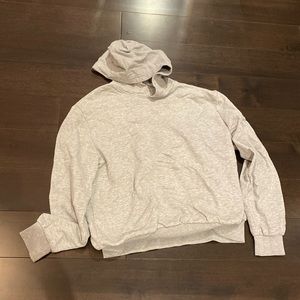 small plain grey hoodie